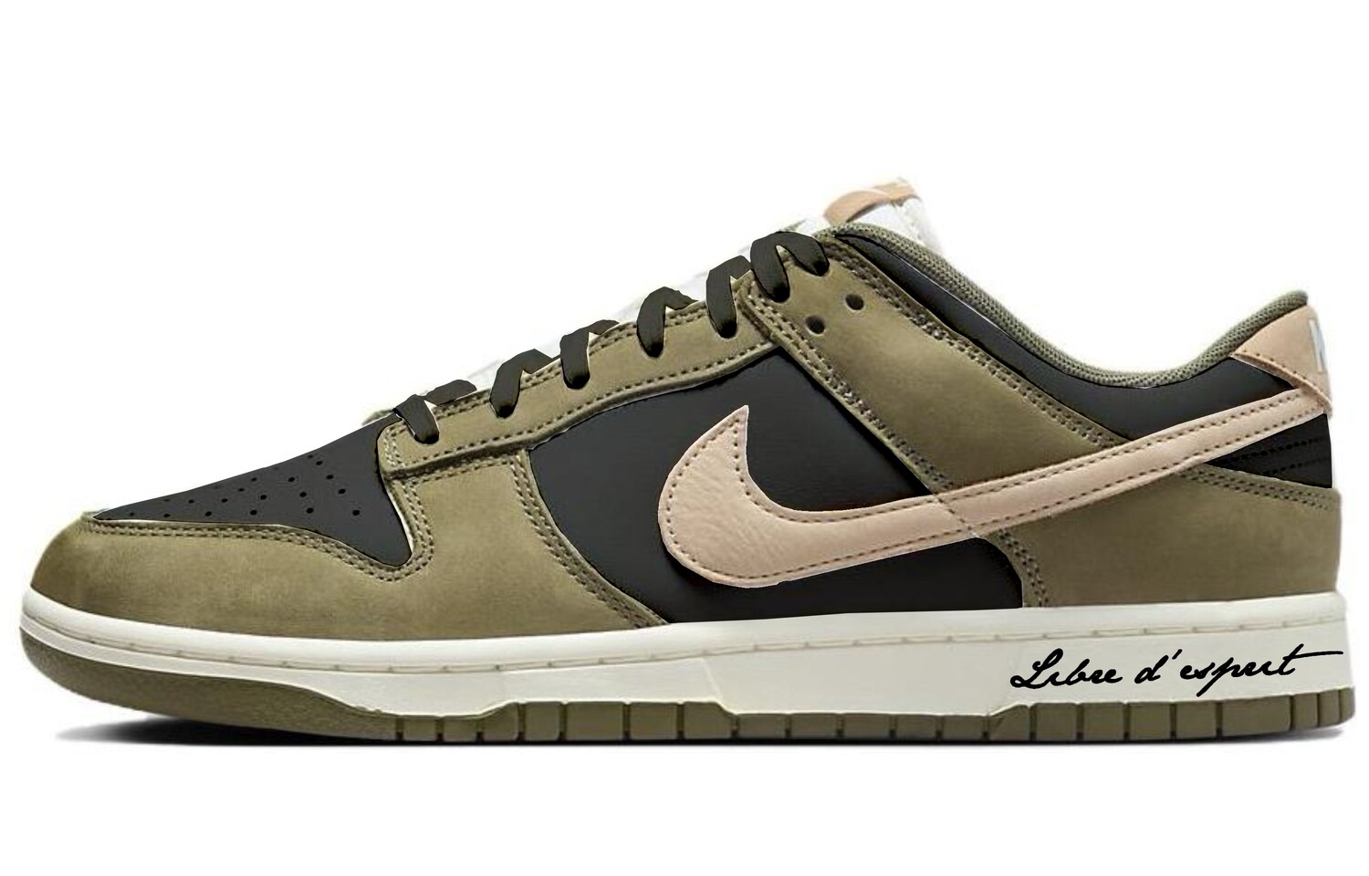

Кроссовки для скейтбординга Dunk унисекс с низким верхом, зеленый Nike