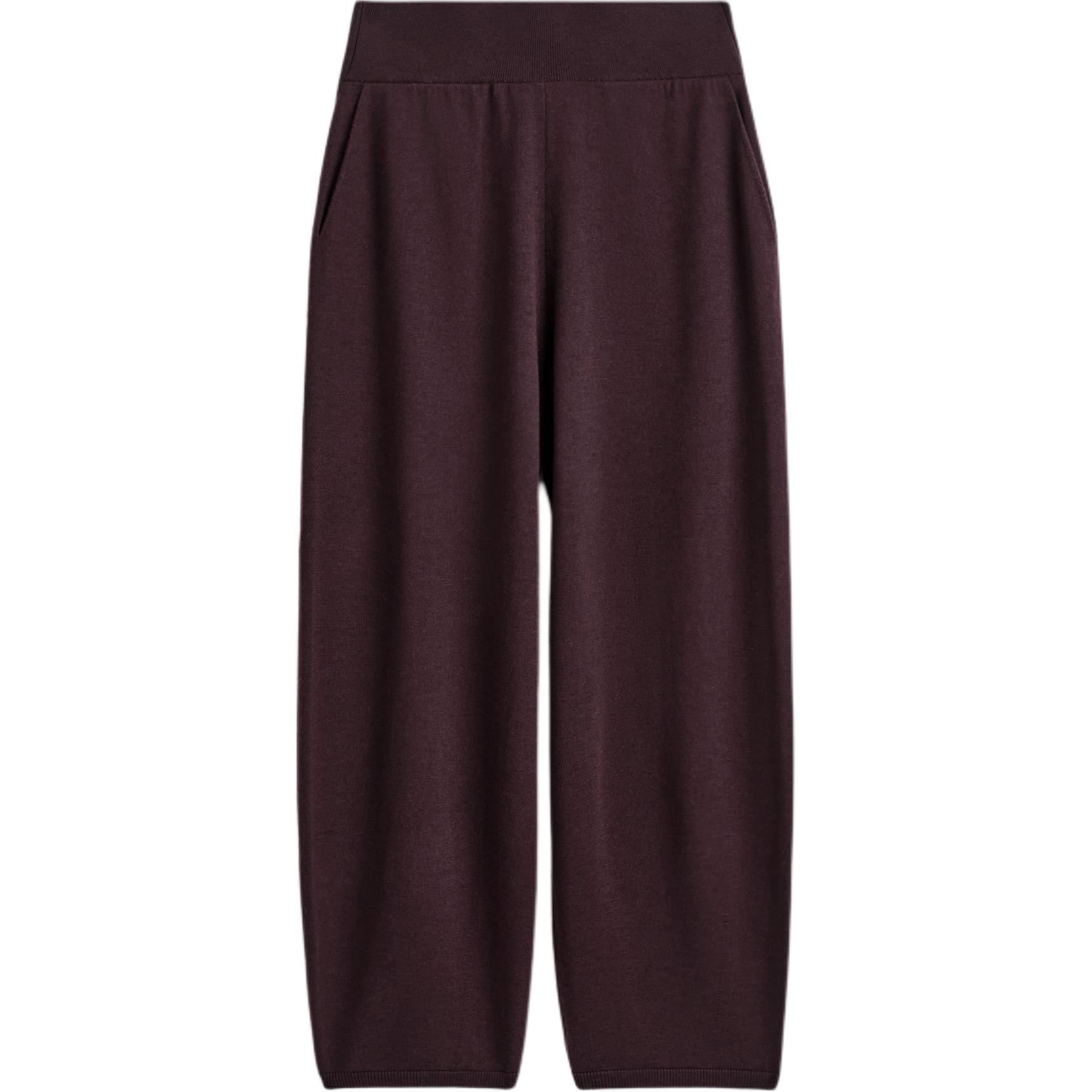 

Повседневные брюки женские burgundy COS, Burgundy
