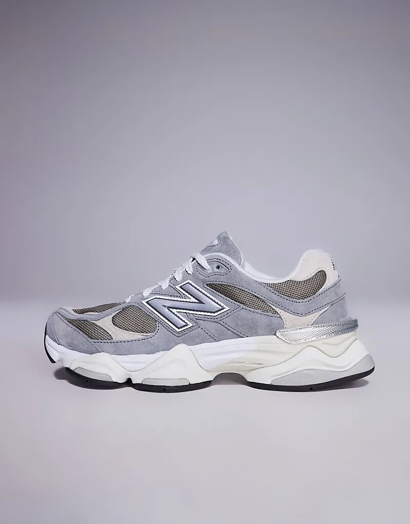 Кроссовки 9060 серого и каменого цвета New Balance — фото 2