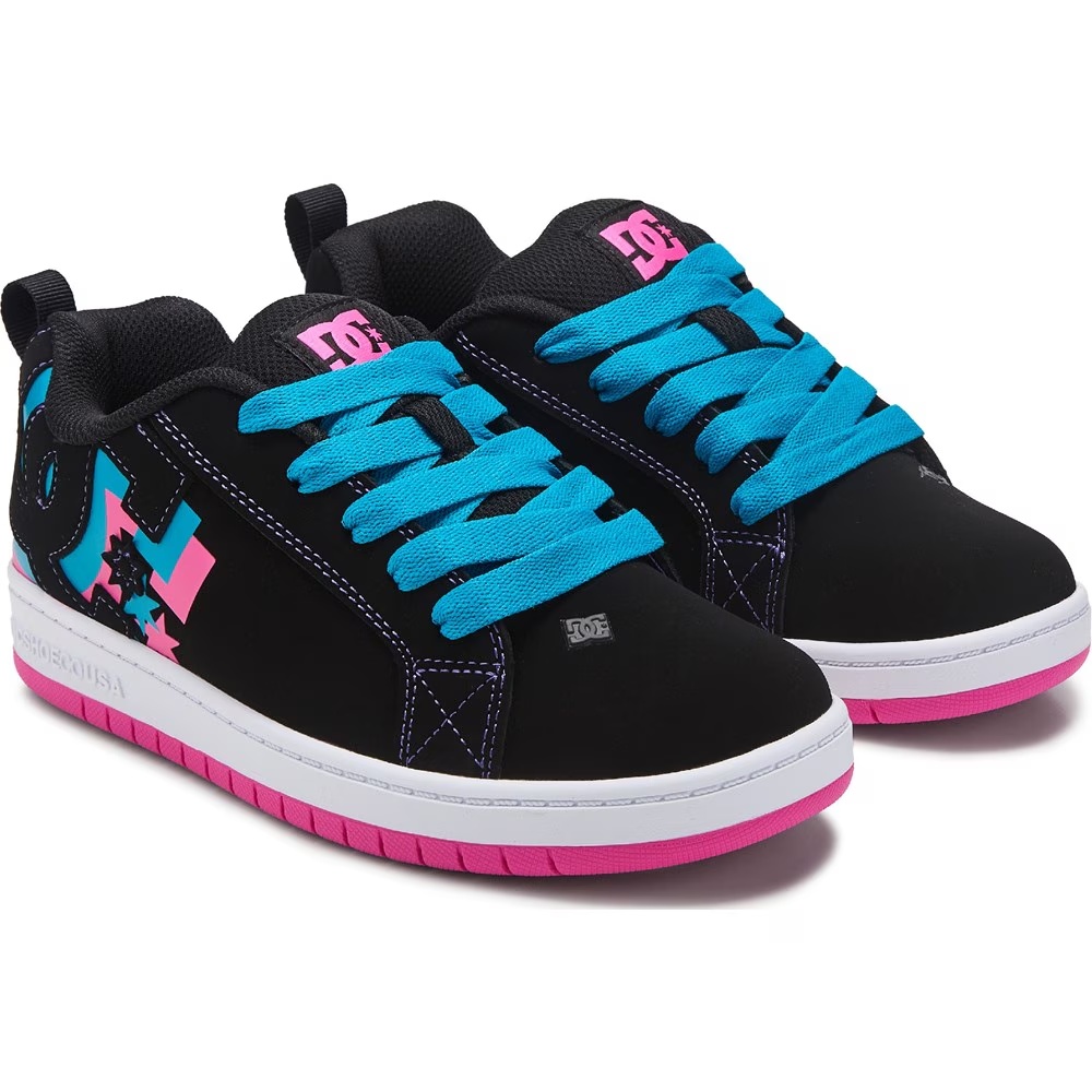 

Детские кроссовки для малышей/подростков court graffik от Dc Shoes, black/white/blue