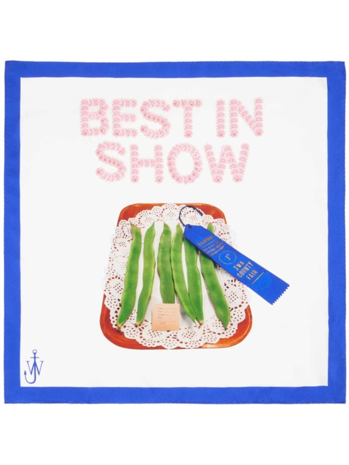 

JW Anderson шарф Best In Show, белый