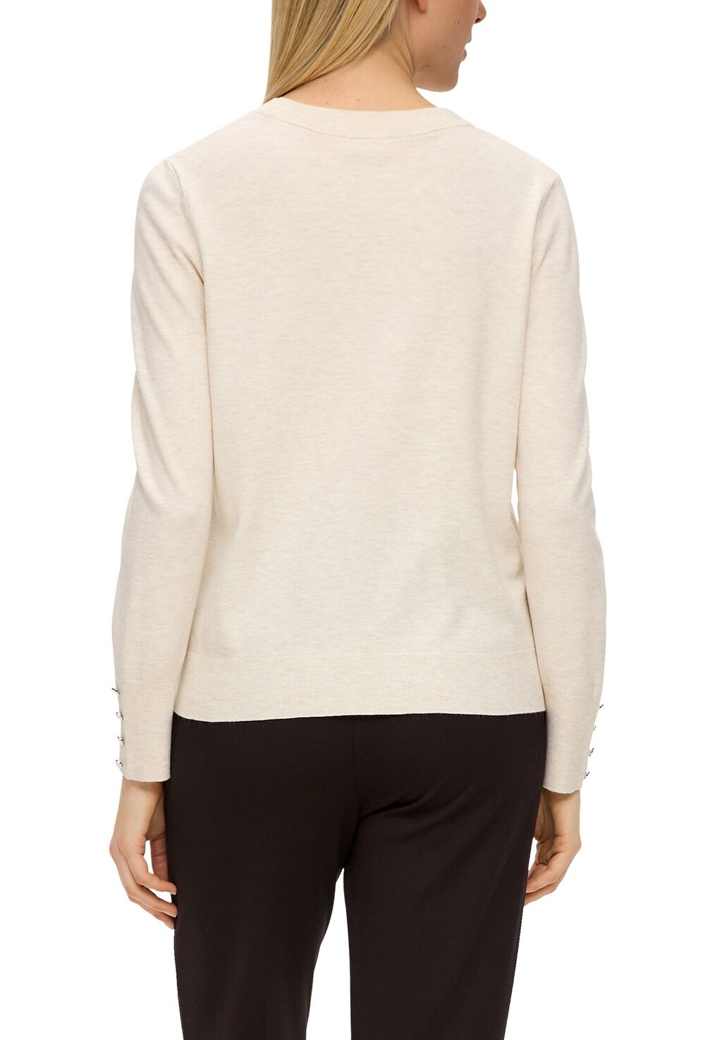 

Джемпер MIT ZIERKNÖPFEN s.Oliver, цвет Mottled Beige