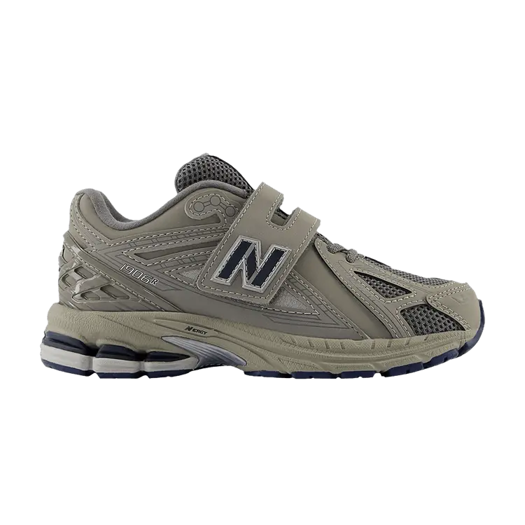 

Кроссовки New Balance 1906R Hook & Loop Little Kid Wide Castlerock Natural Indigo, серый