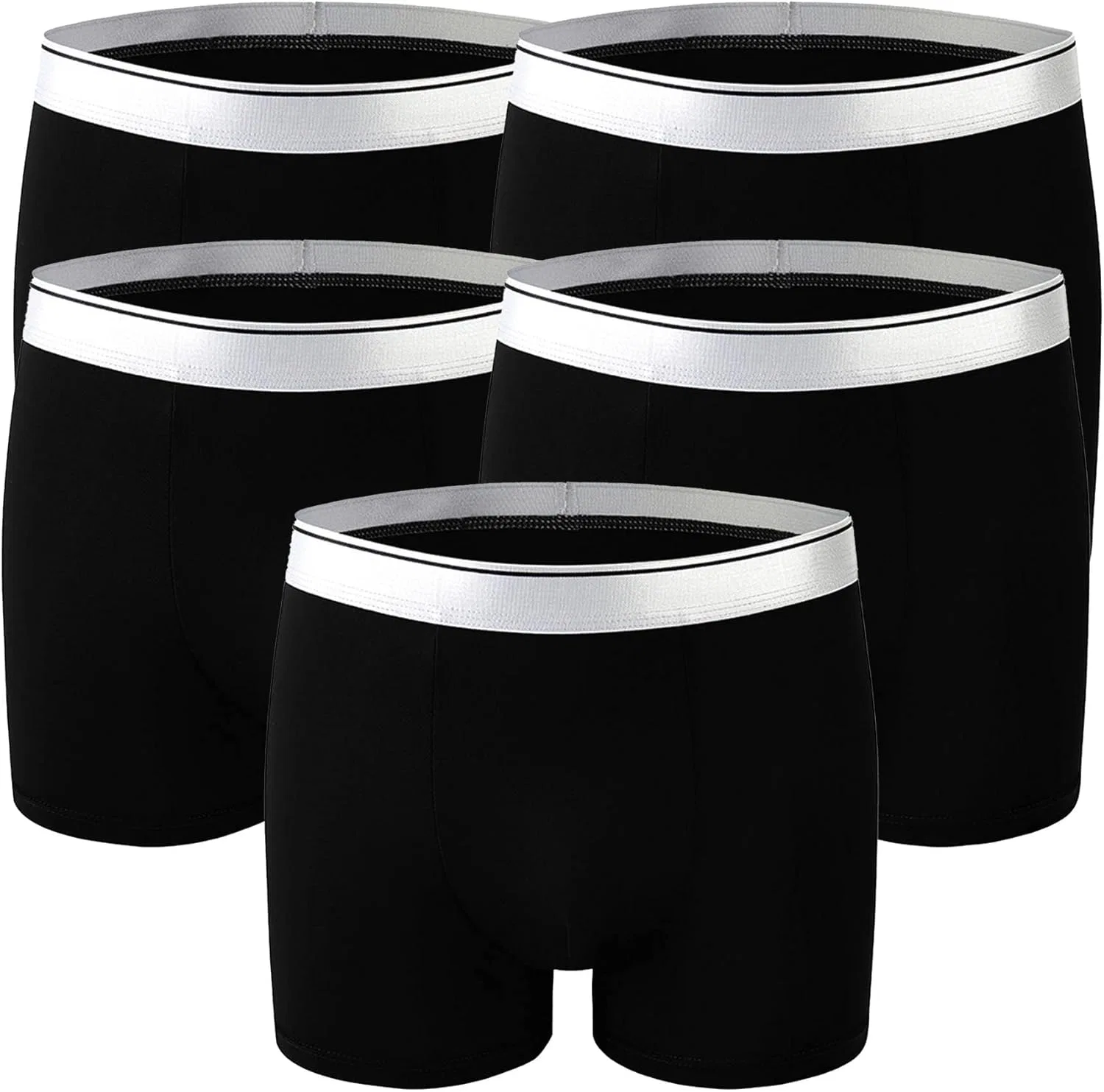 Боксеры для мужчин, хлопок, Black5pc