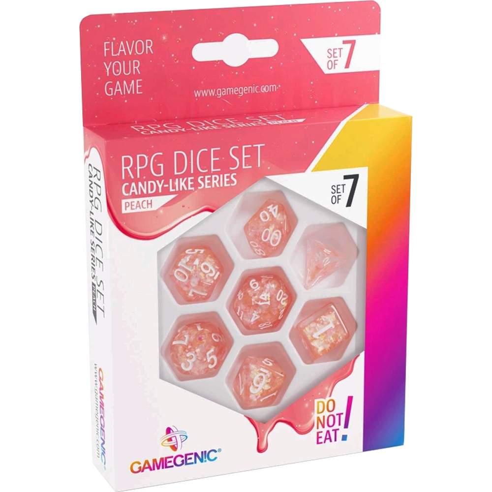 

Аксессуары Gamegenic Candy-like Series Polyhedral Set: Peach (7)