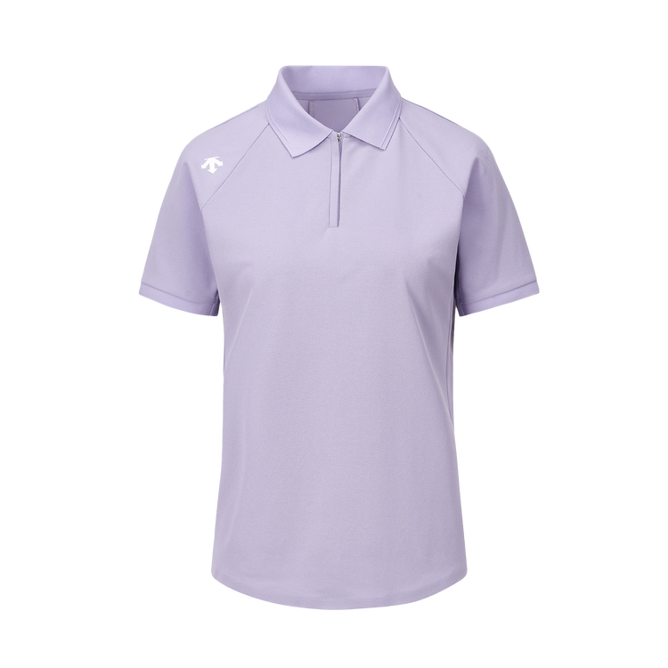 

Женская поло с коротким рукавом Training Series DESCENTE, сирень