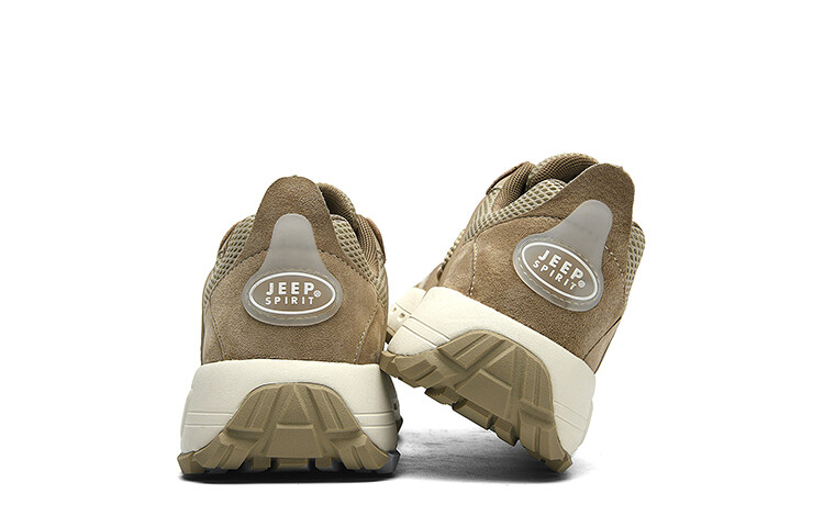 Кроссовки JEEP SPIRIT Skateboarding Shoes Men Low-top Natural Deer, цвет Natural Deer — фото 2