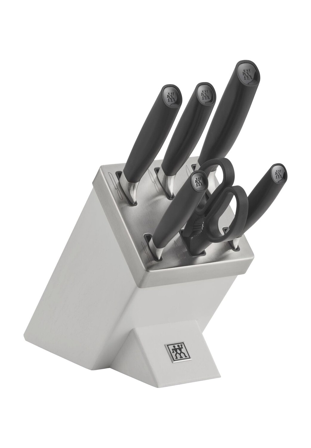 

Набор блоков ножей, 7 шт Zwilling, черно-белый