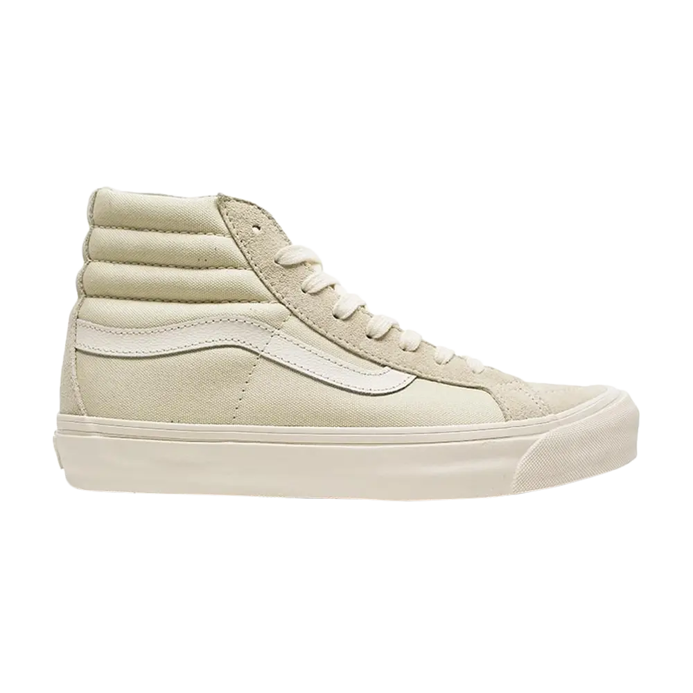 

Кроссовки Sk8-Hi LX Suede Canvas Vans, кремовый, Бежевый, Кроссовки Sk8-Hi LX Suede Canvas Vans, кремовый