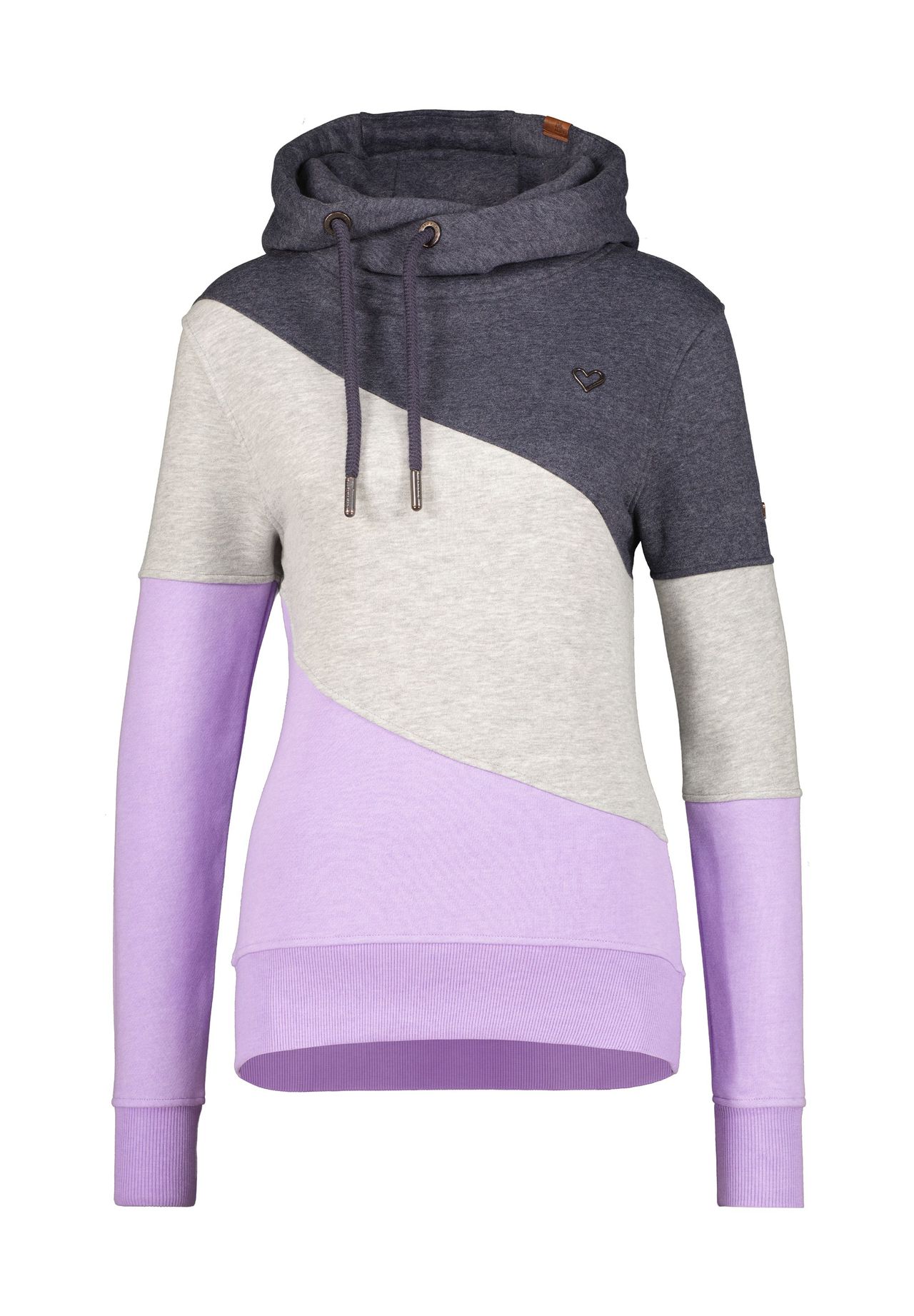 

StacyAK Толстовка с капюшоном ALIFE AND KICKIN, цвет Digital Lavender Melange