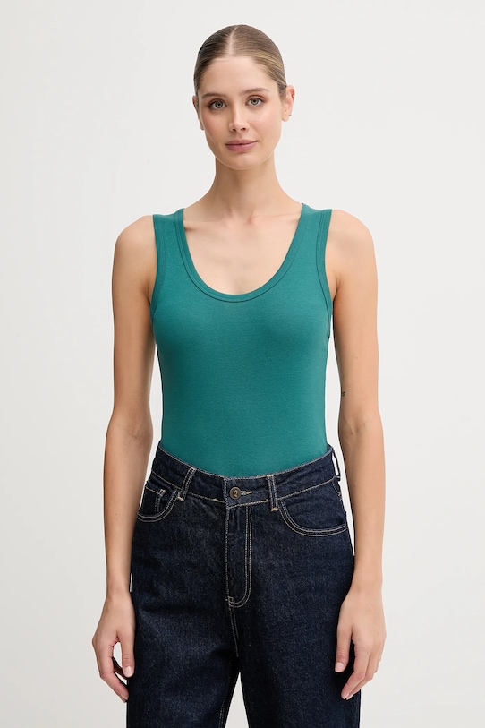 

Хлопковый топ United Colors Of Benetton, бирюзовый