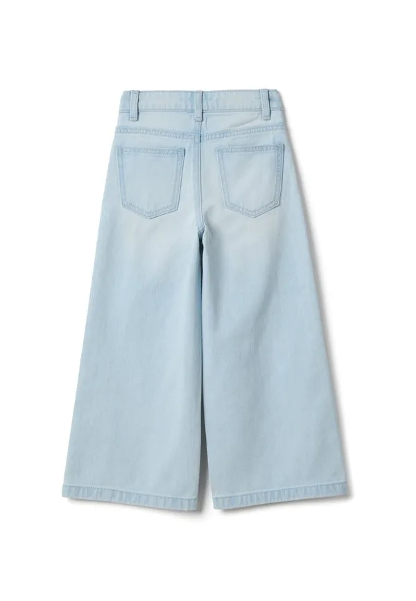 Джинсы-Клеш с цветочной вышивкой Ovs, Light Blue — фото 2