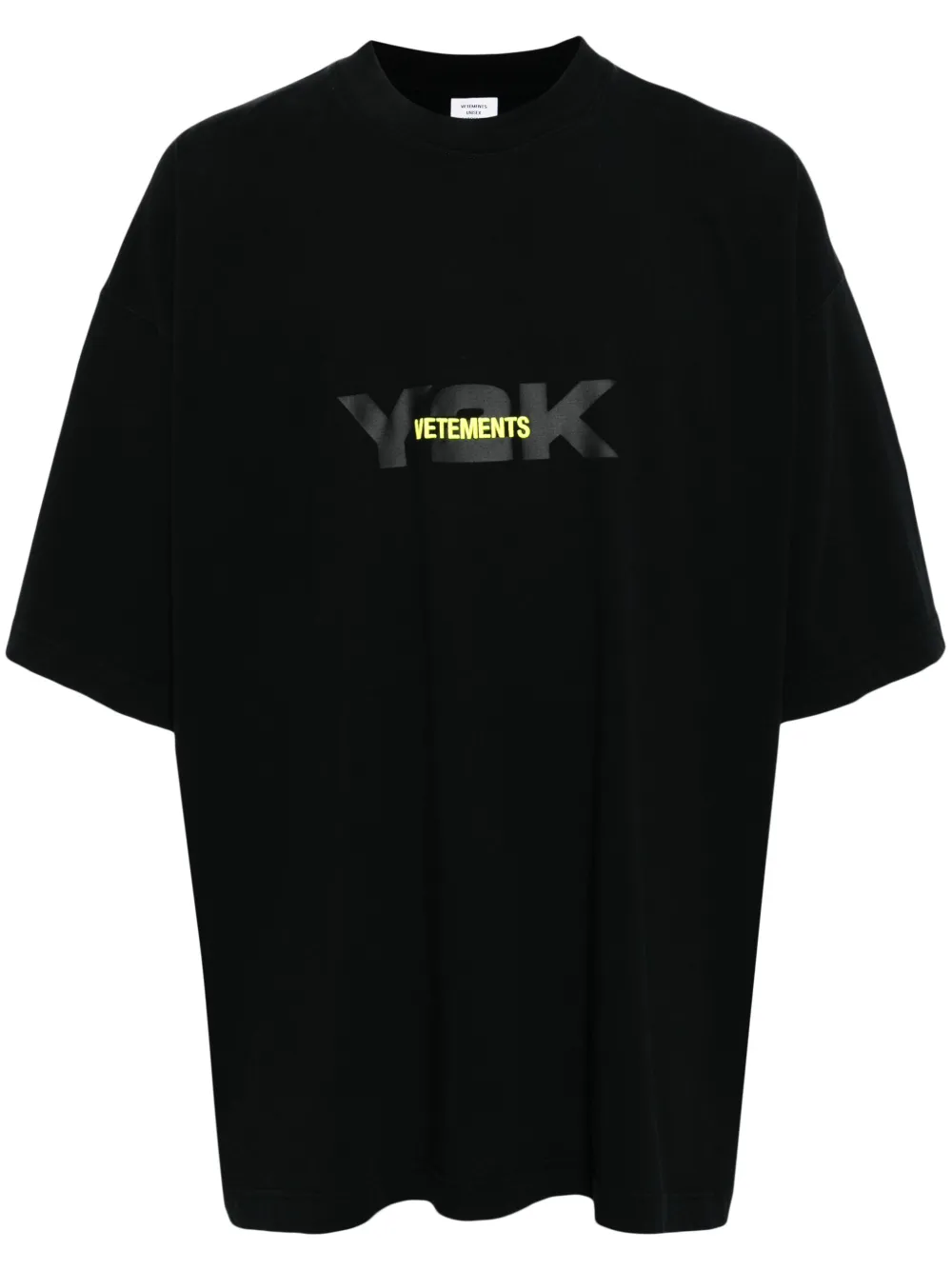 

Футболка с логотипом VETEMENTS, черный