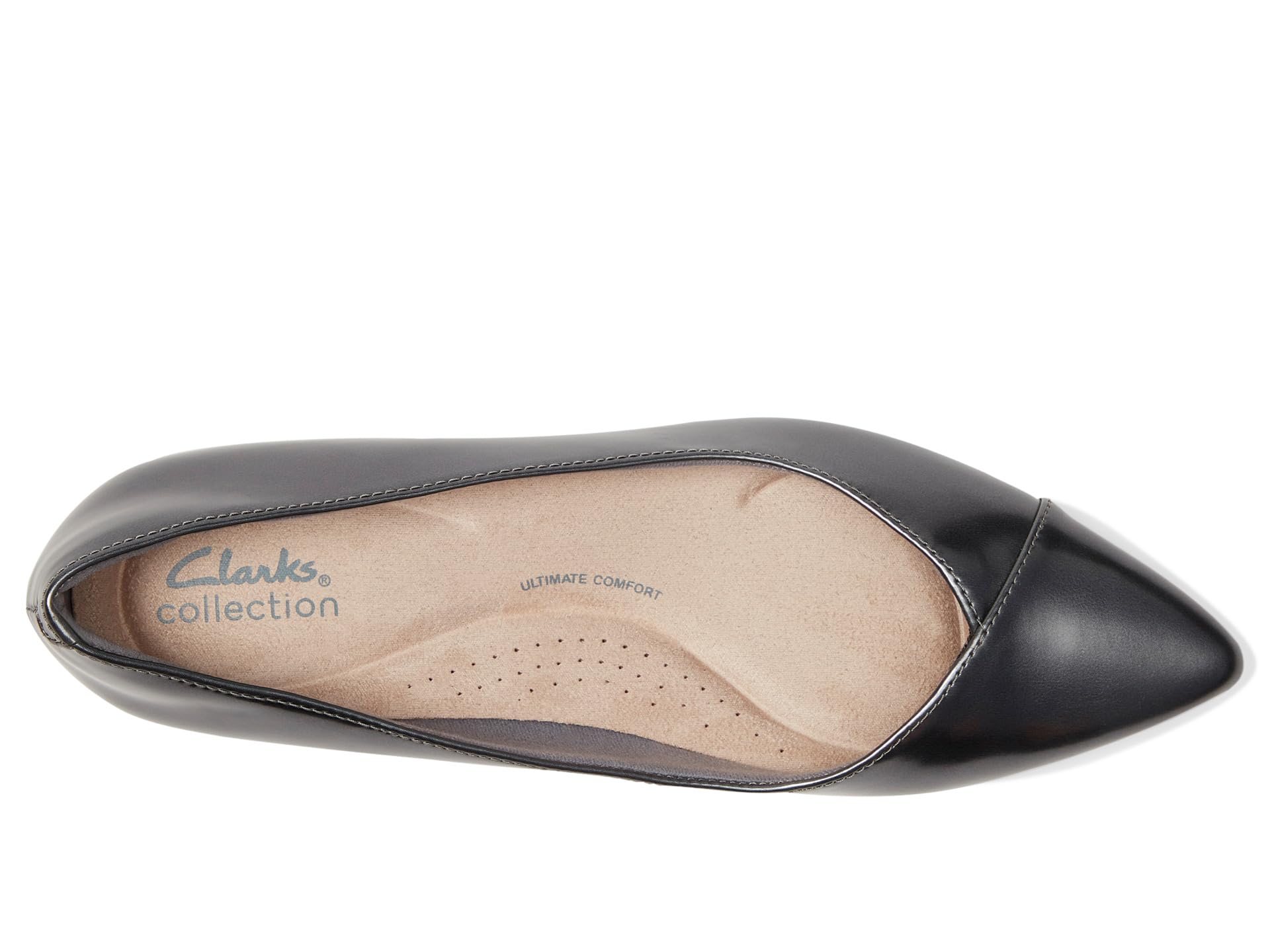 Балетки Clarks Natalyn Wish, цвет Dark Pewter Metallic Synthetic — фото 2