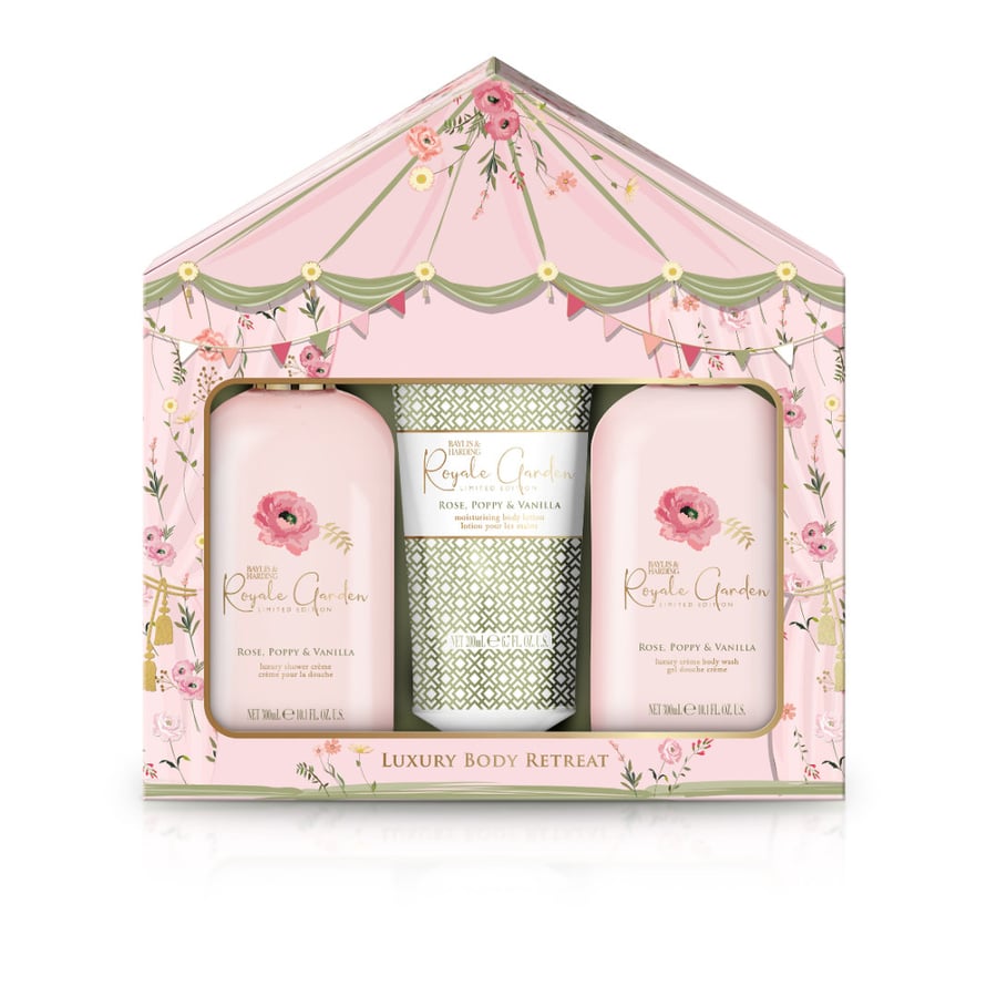 

Baylis & Harding, Royale Garden Rose, Poppy & Vanilla Luxury Trio Bathing, косметический набор, 3 предмета.
