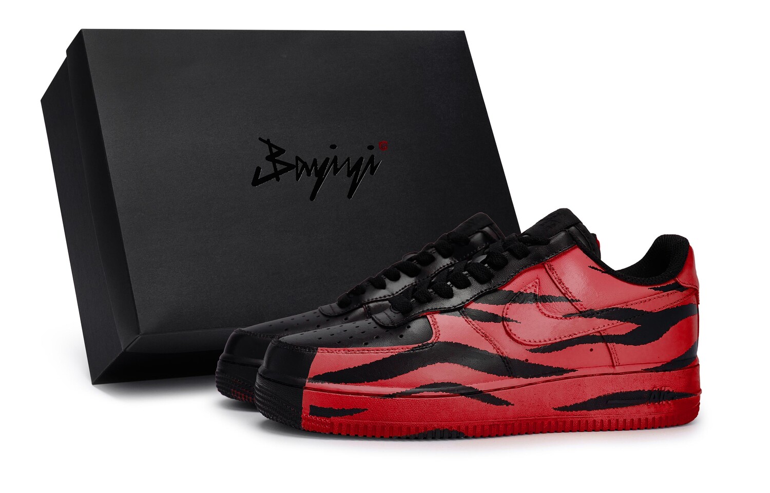 

Кроссовки Air Force 1 для скейтборда, унисекс, низкие, красный Nike