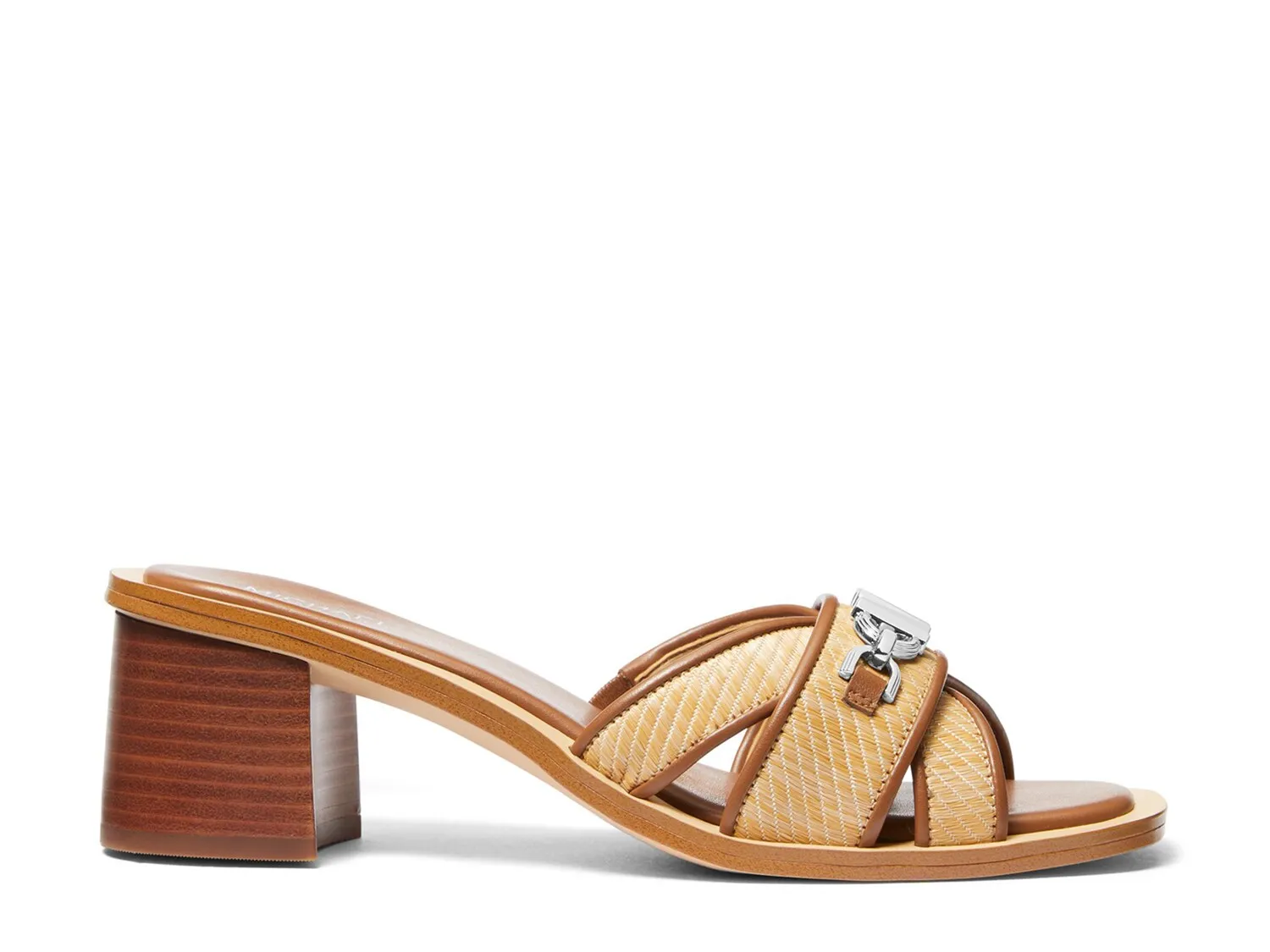Сандалии Tiffanie Sandal Michael Michael Kors, цвет natural_luggagebrown — фото 3