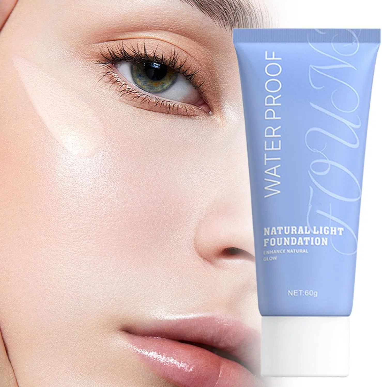 Тональное средство Full Cover Long Lasting Liquid Foundation, 60 мл, оттенок Natural — фото 3