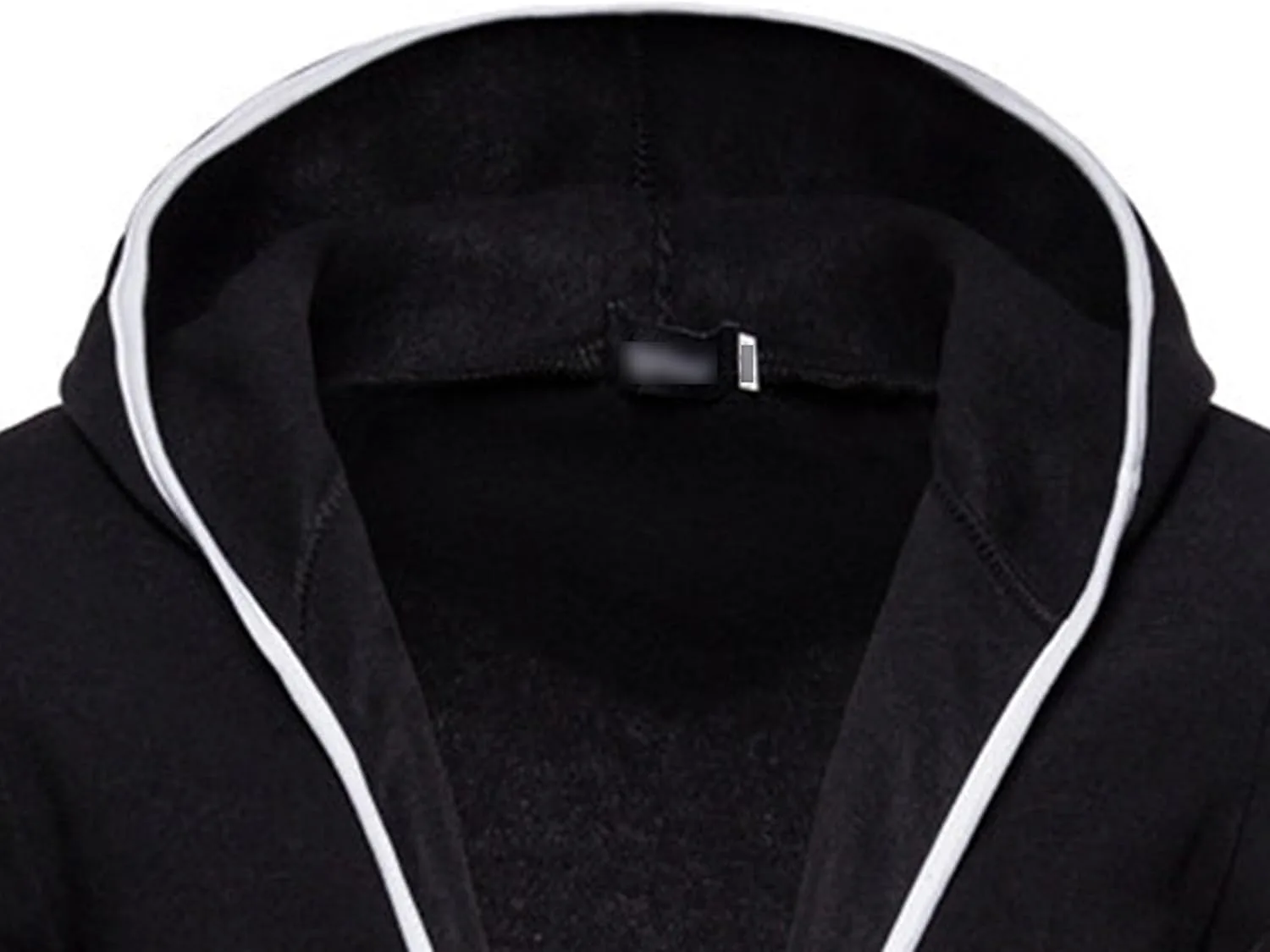 Мужские длинные кардиганы с капюшоном, деловые пальто, шерстяные куртки, вязаные свитера стандартного кроя с капюшоном Generic, черный — фото 4