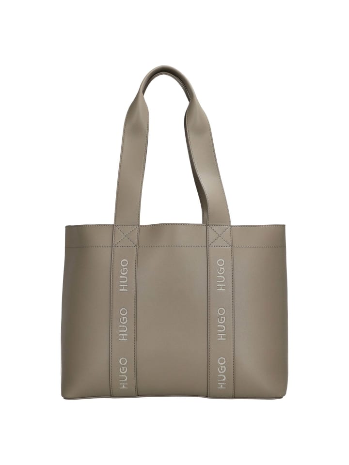 

Сумка-шоппер Becky UP Tote SM 34,5 см (светло-бежевая) светло-бежевого цвета HUGO