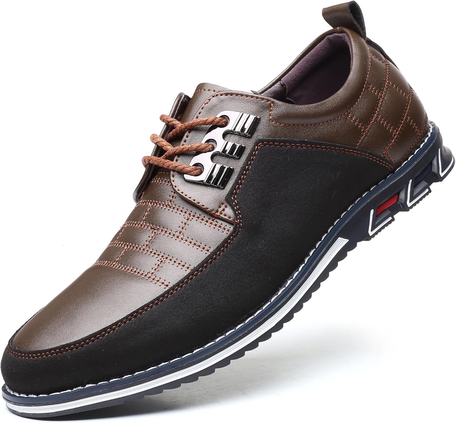 

Мужская повседневная обувь COSIDRAM, модные деловые туфли класса люкс, офисные лоферы, балетки и кроссовки для мужчин, коричневый