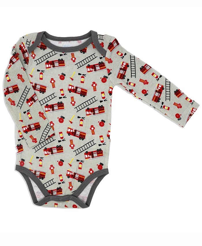 Боди, брюки и жилет для маленьких мальчиков, комплект из 3 предметов Baby Mode, мультиколор — фото 2