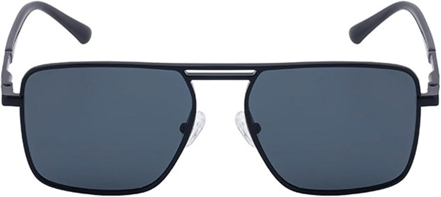 

Солнцезащитные очки Willochra Double Bridges Square для женщин, винтажные модные металлические очки-пилот для мужчин, панк-очки для вождения, защита от ультрафиолета UV400, C1