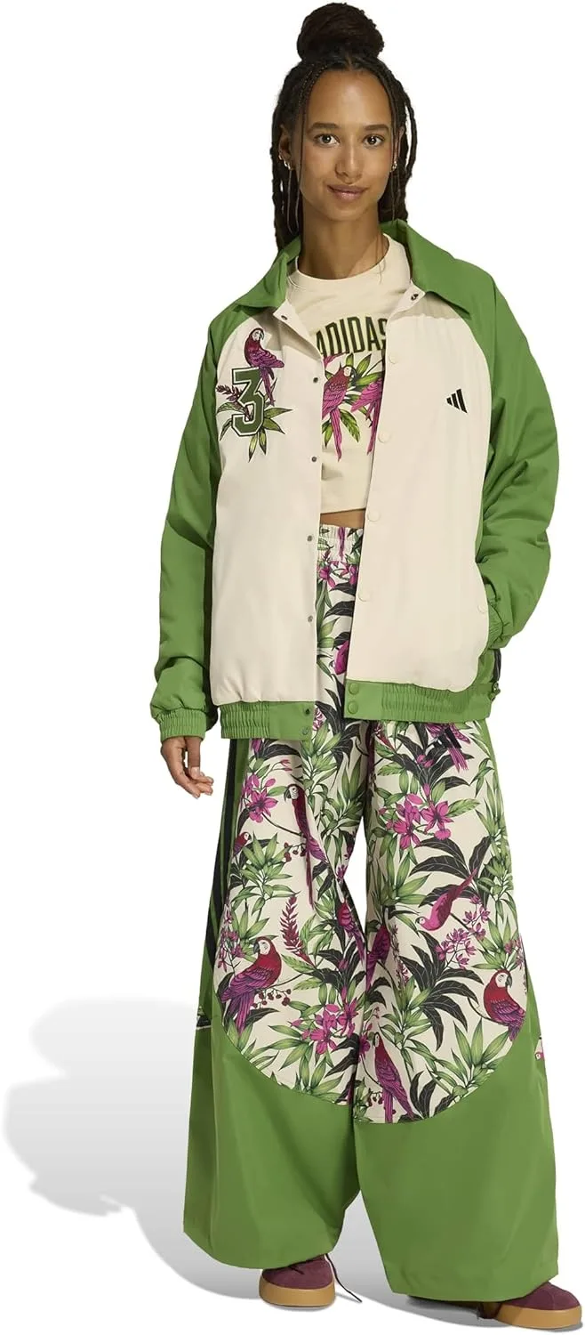 Женская куртка Adidas Farm Rio Premium, зеленый — фото 2