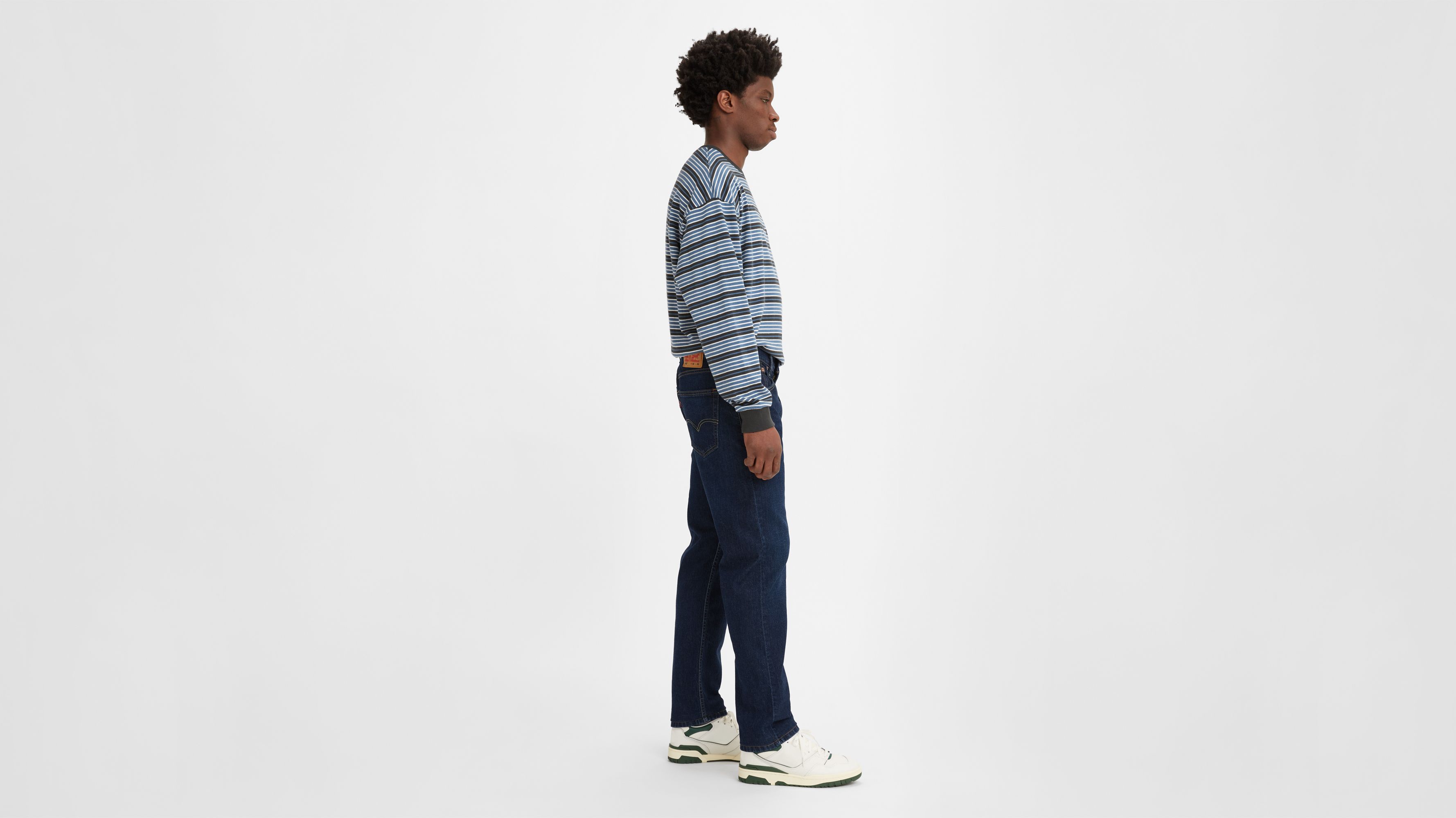 

502 Зауженные мужские джинсы Levi's, цвет On and Off - Dark Wash - Stretch