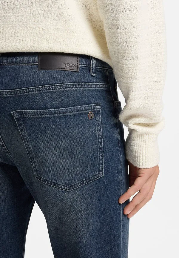 Re maine bo straight leg jeans Boss, Navy — фото 4
