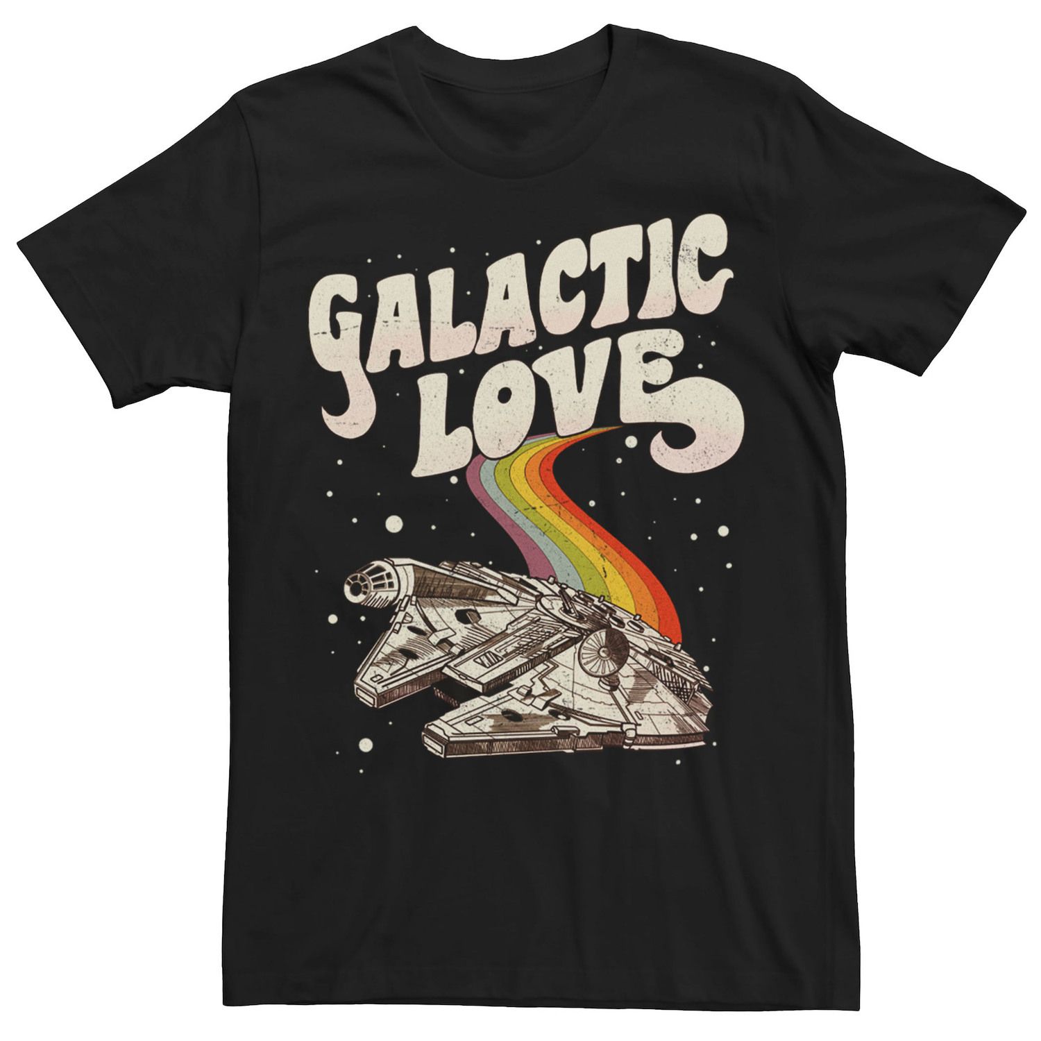 

Футболка Star Wars Pride Millennium Falcon Galactic Love для взрослых Licensed Character