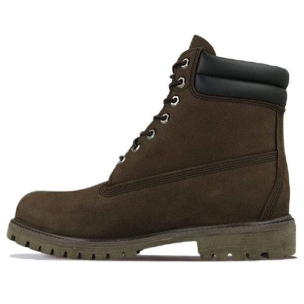 

Кроссовки 6 inch double collar boots 'dark chocolate nubuck' Timberland, коричневый