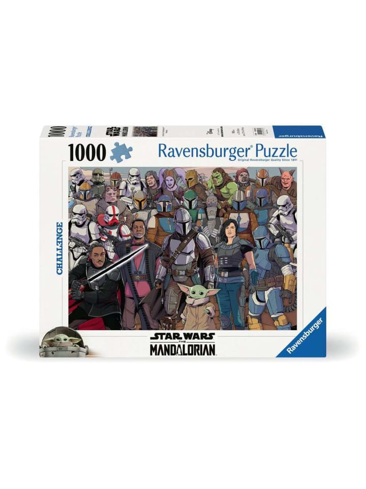 

Пазл Ravensburger из 1000 деталей «Звездные войны: Мандалорец» в цвете