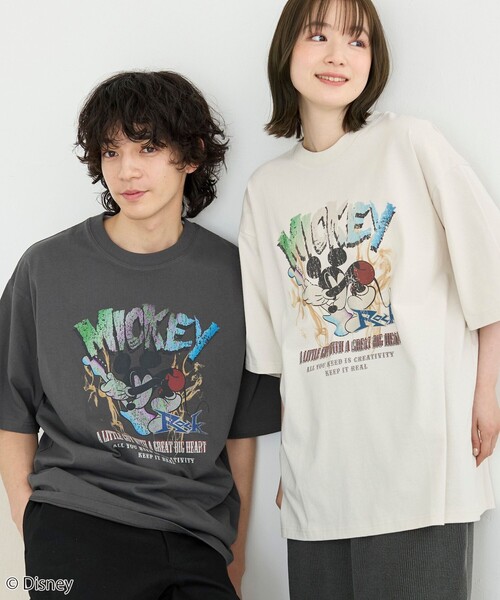 

Футболка винтажная с принтом Микки Мауса MICKEY MOUSE, кремовая, Бежевый, Футболка винтажная с принтом Микки Мауса MICKEY MOUSE, кремовая