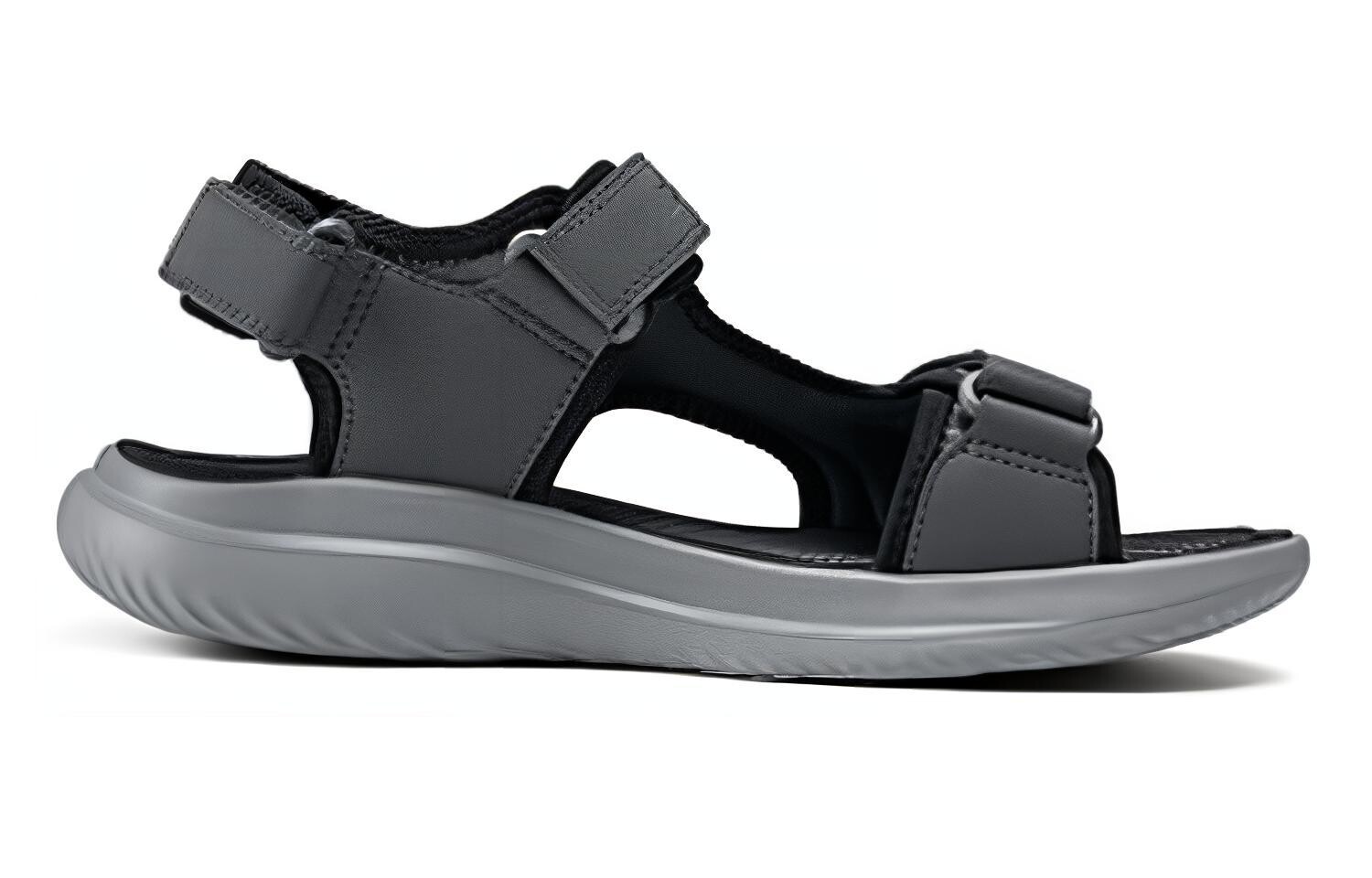 Спортивные пляжные сандалии мужские угольно-серые Skechers — фото 2