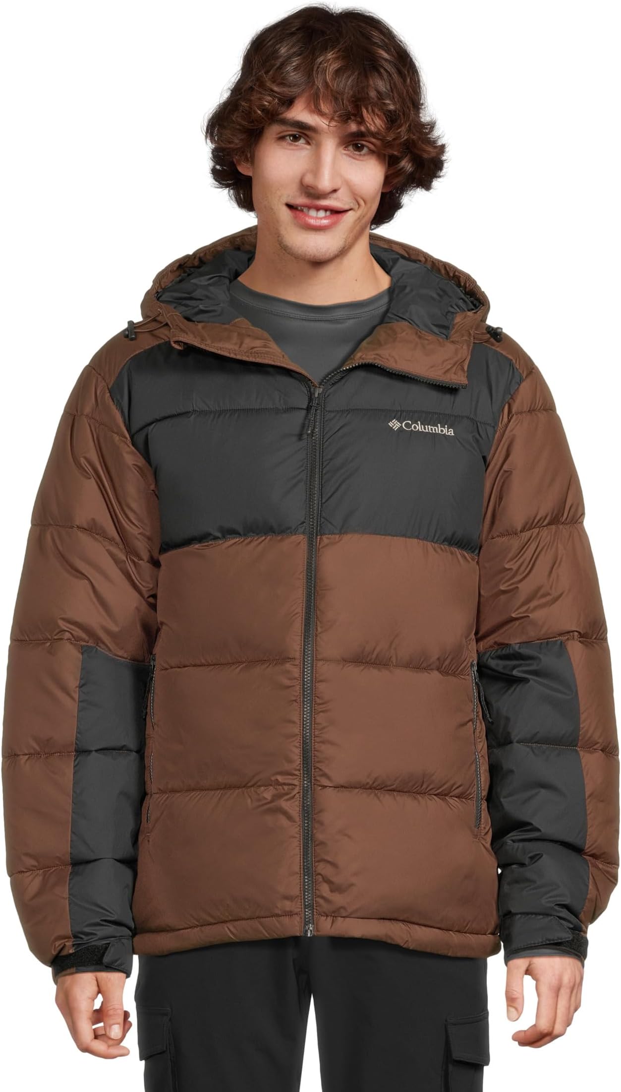 

Мужская куртка с капюшоном Pike Lake II Columbia, Tobacco/Black