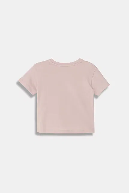Футболка с коротким рукавом с принтом United Colors of Benetton, розовый — фото 2