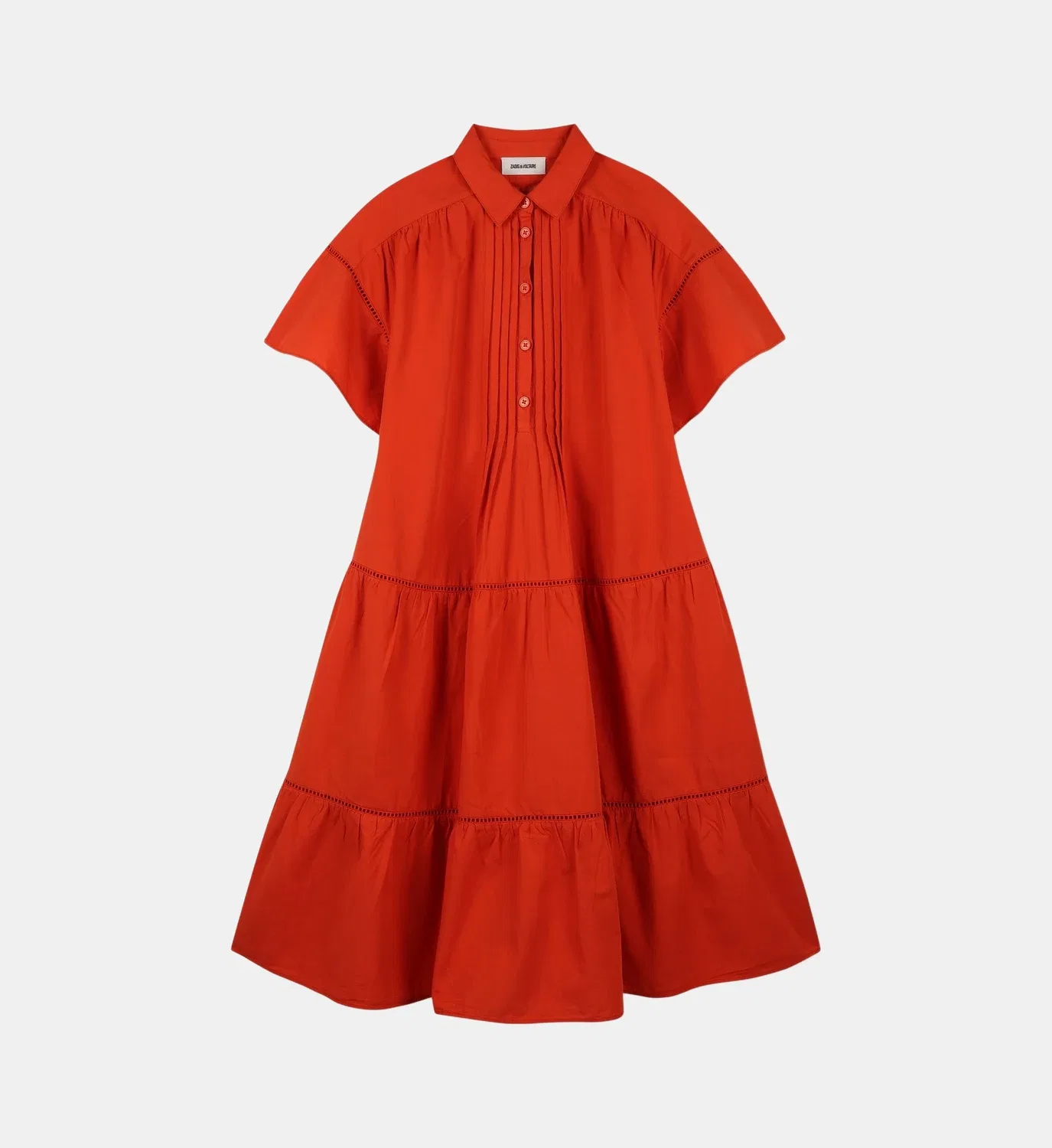 Длинное платье Zadig&Voltaire Kids, оранжевый
