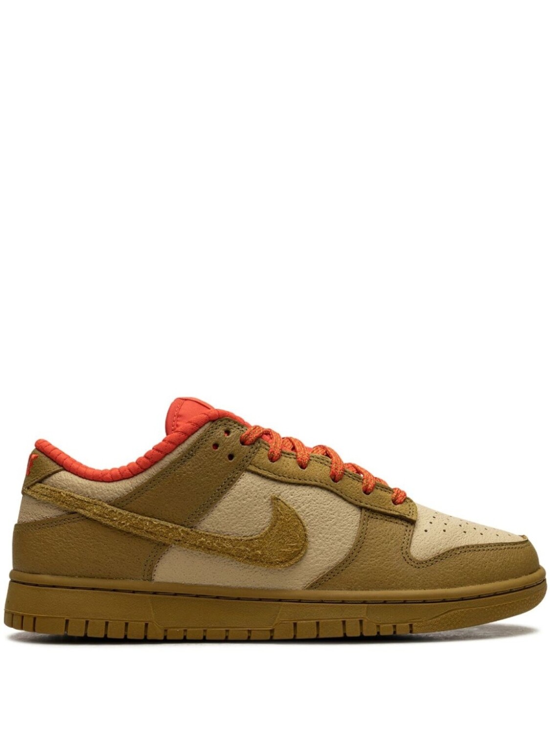 

Кроссовки Dunk Low Bronzine/Picante Red Nike, зеленый