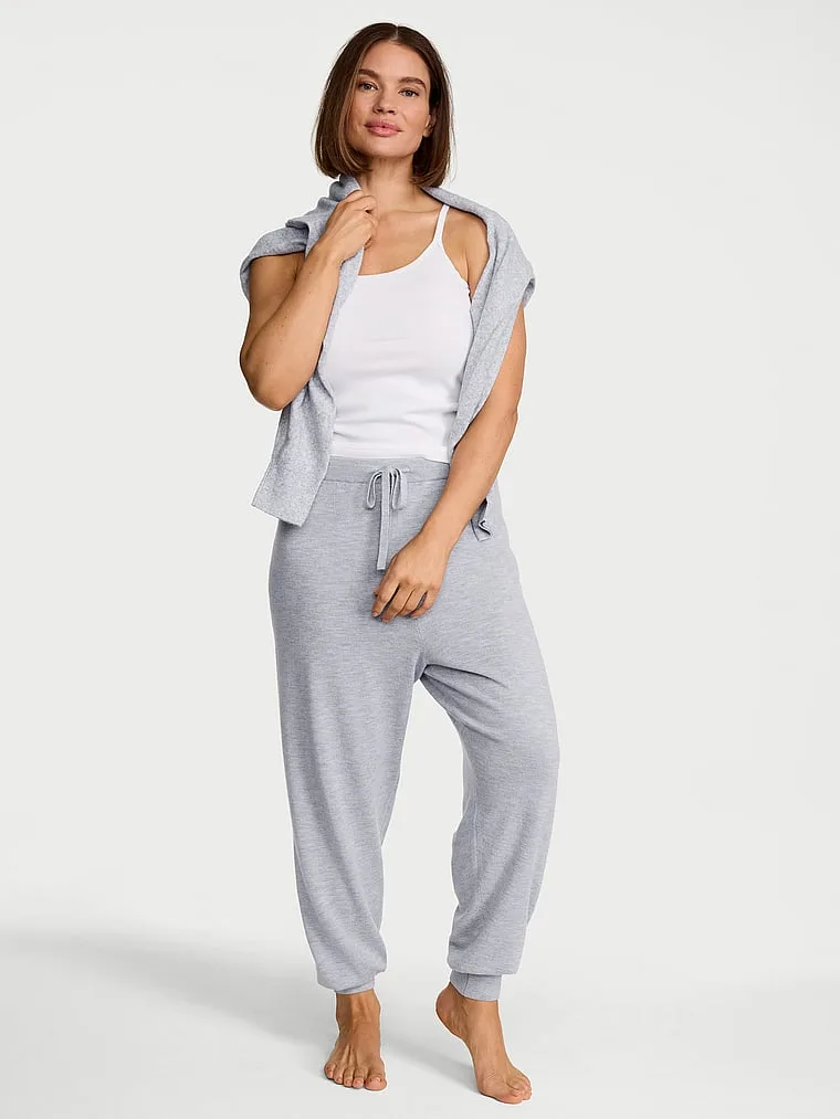 Роскошные трикотажные спортивные брюки Victoria'S Secret, Medium Heather Grey