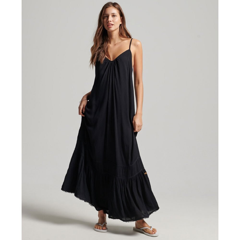 

Платье Superdry Vintage Long Beach Cami, черный