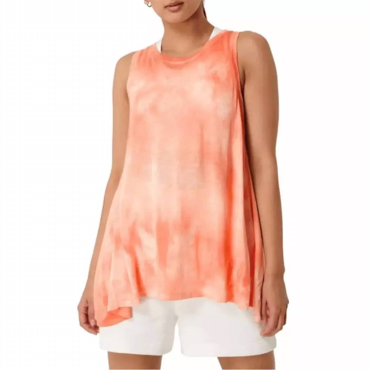 

Easy Peezy Майка в цвете Nectarine Orange Tie Dye Sweaty Betty
