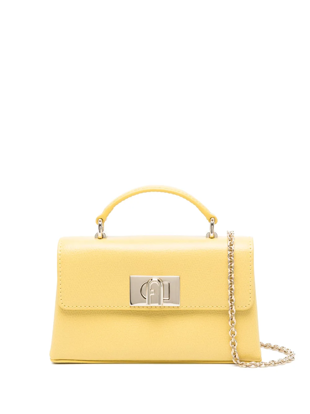

Сумка-тоут 1927 размера мини Furla, желтый
