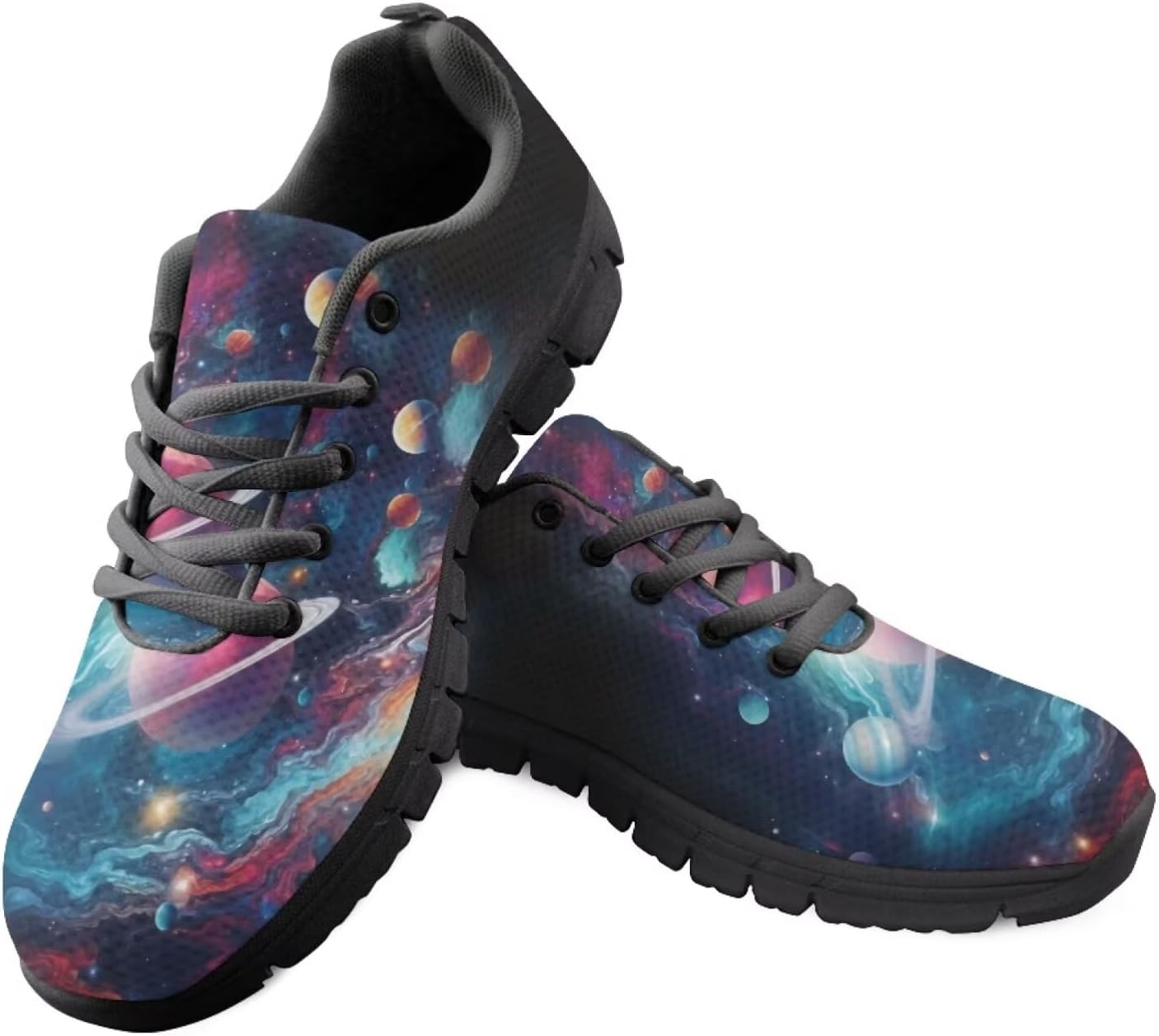 

Женские и мужские кроссовки GalaxyShoes для бега, спортивные модные кеды, противоскользящие теннисные туфли для ходьбы, черная подошва Getelinseng