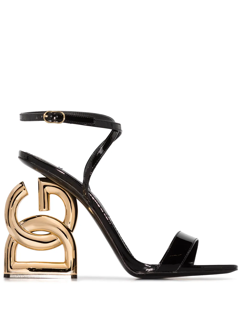 Босоножки DG Pop Keira 105 DOLCE & GABBANA, черный