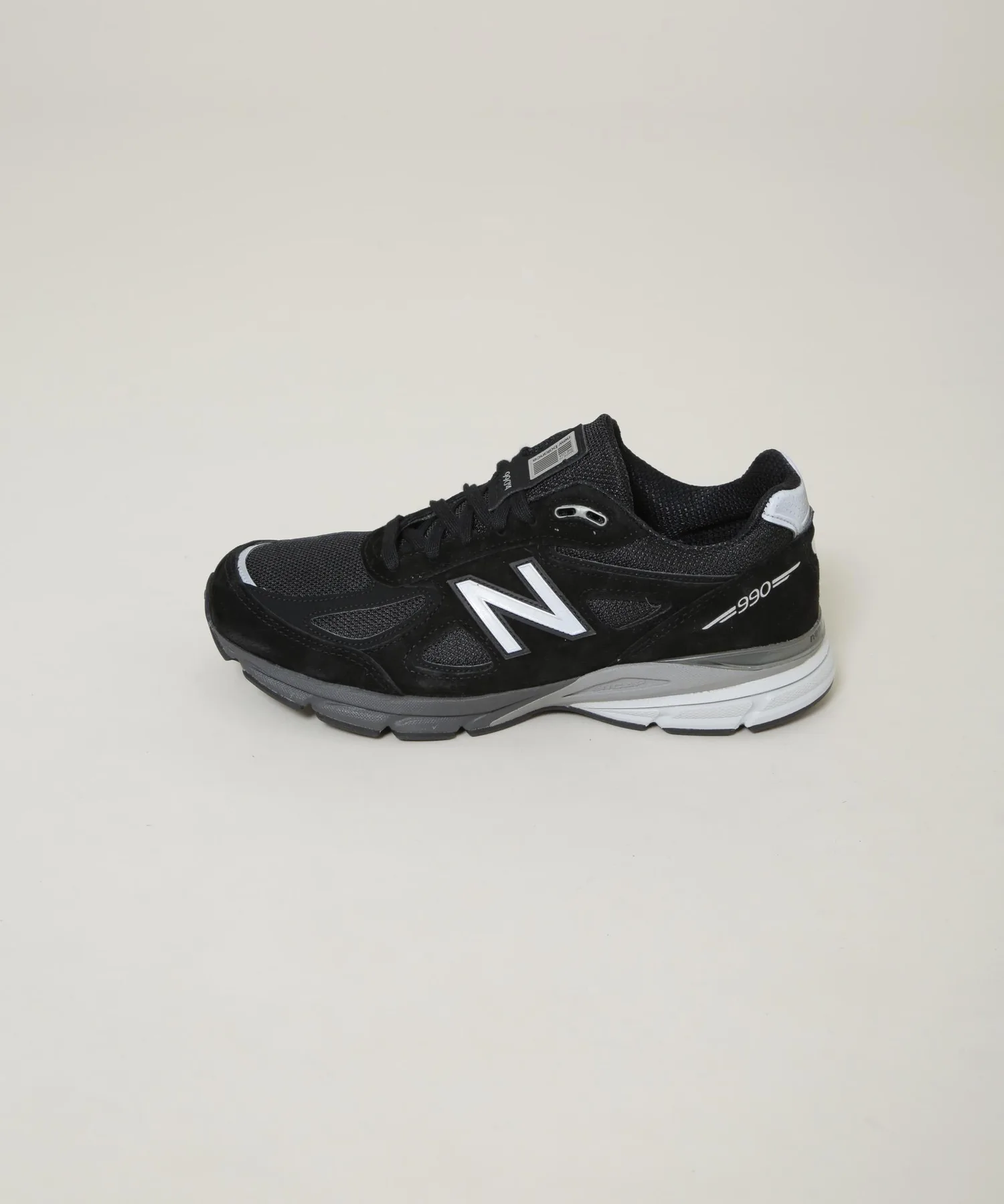 Мужские кроссовки New Balance U990v4 чёрные — фото 2