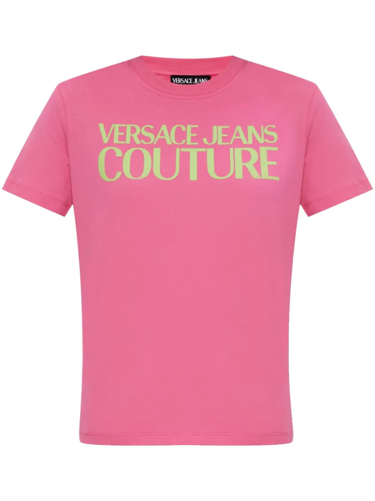 

Футболка с логотипом Versace Jeans Couture, розовый