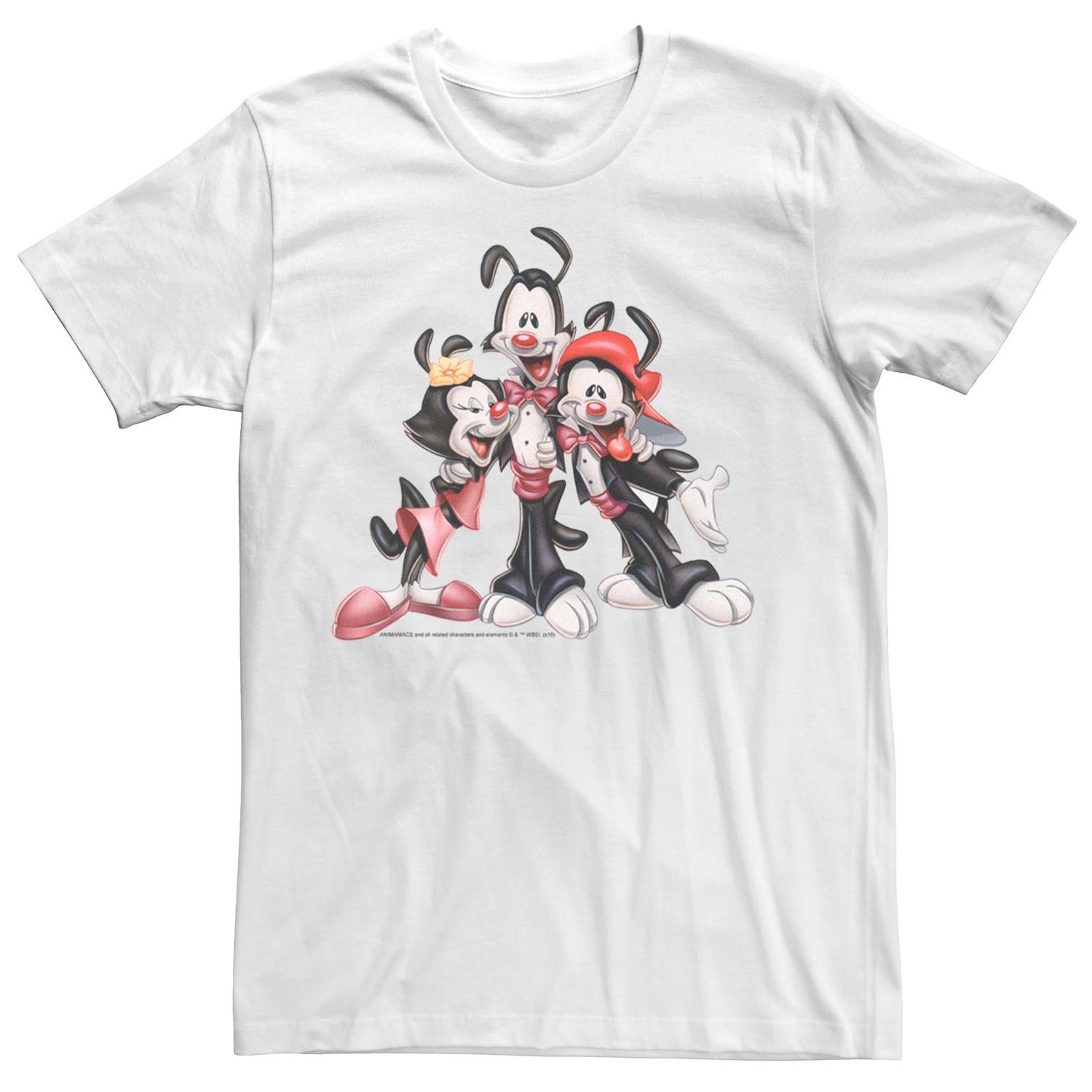 

Мужская футболка Animaniacs Yakko Wakko & Dot Airbrush Licensed Character