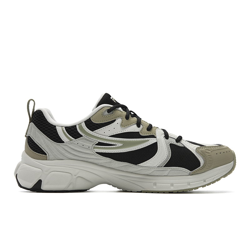 Кроссовки MATTRUN низкие массивные мужские Abrasion Resistant, Breathable, Lightweight FILA, черный/bright серый — фото 3