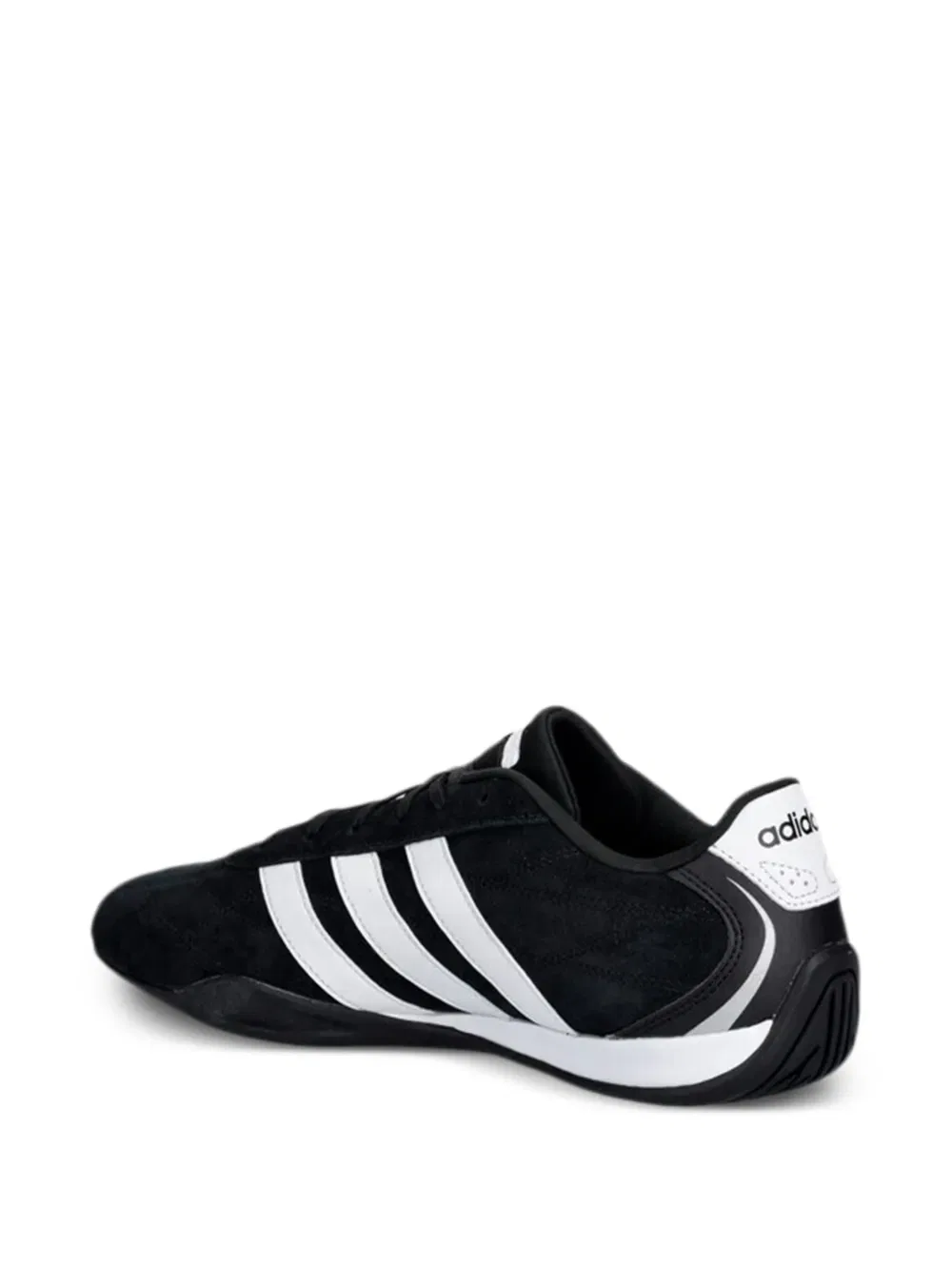 Замшевые кроссовки Ipista Adidas, черный — фото 4